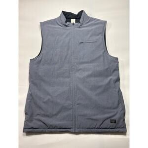 NWOT Travis Mathew Men's Blue Full Zip Casual Golf Vest - Size XL